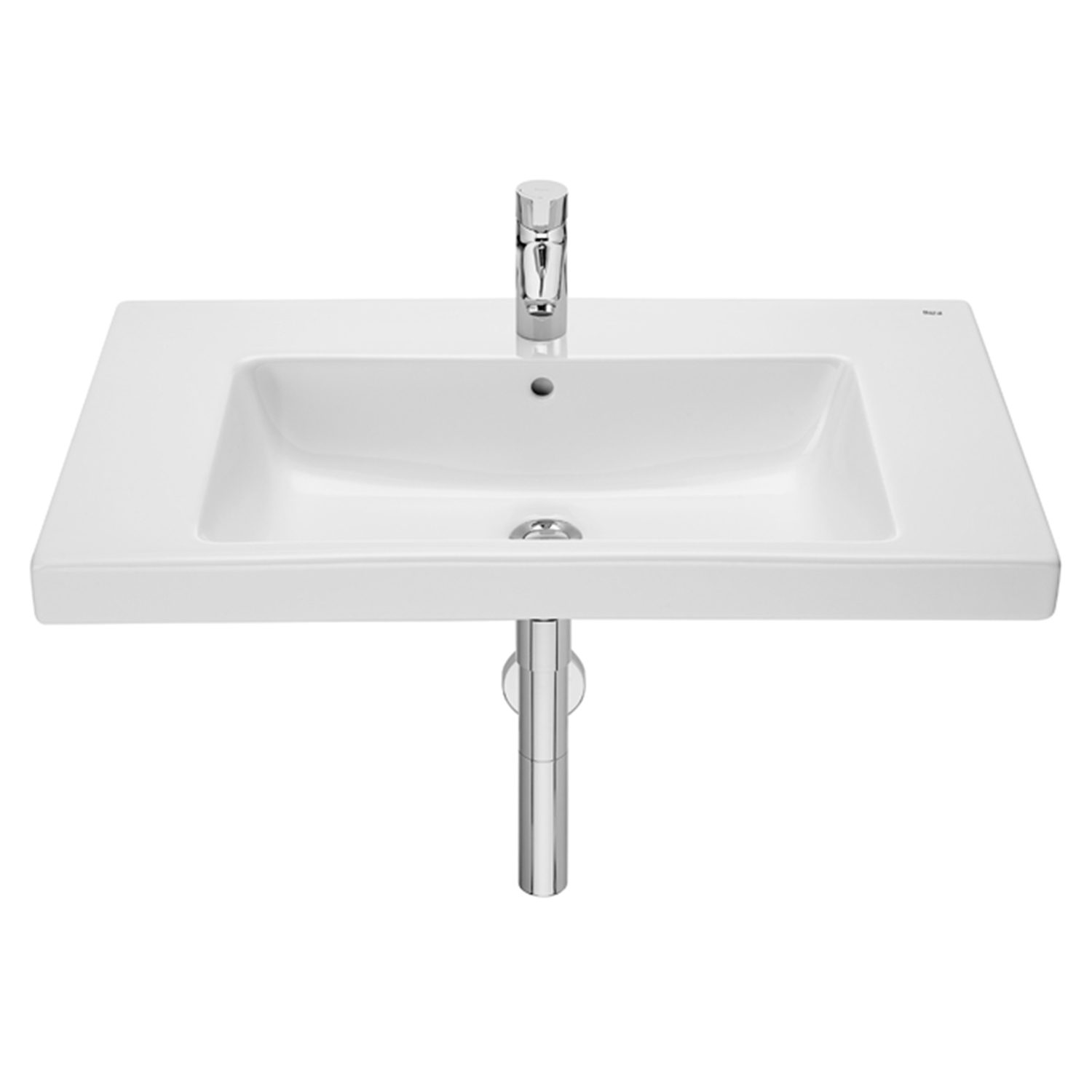 Roca Gap lavabo 80x46 cm rettangolare a parete bianco A3270M0S00