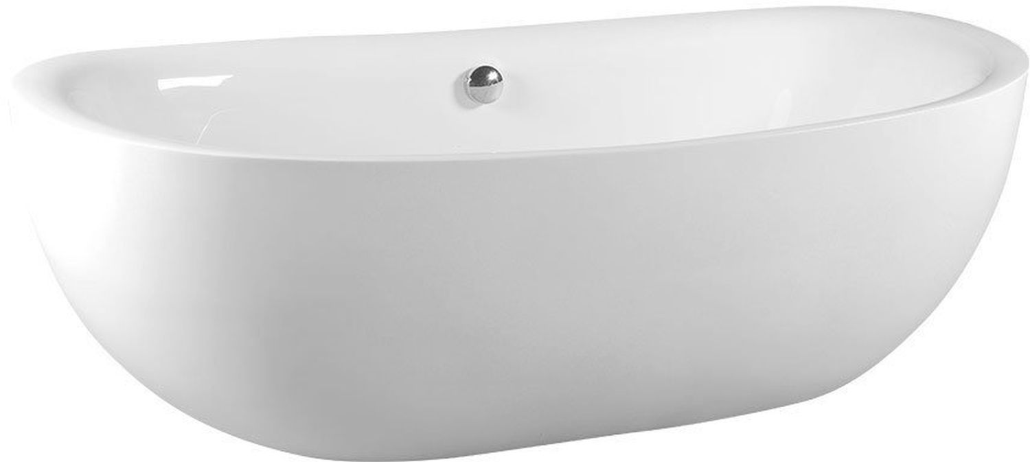 Polysan Zasu vasca da bagno freestanding 180x81 cm ovale bianco 69611