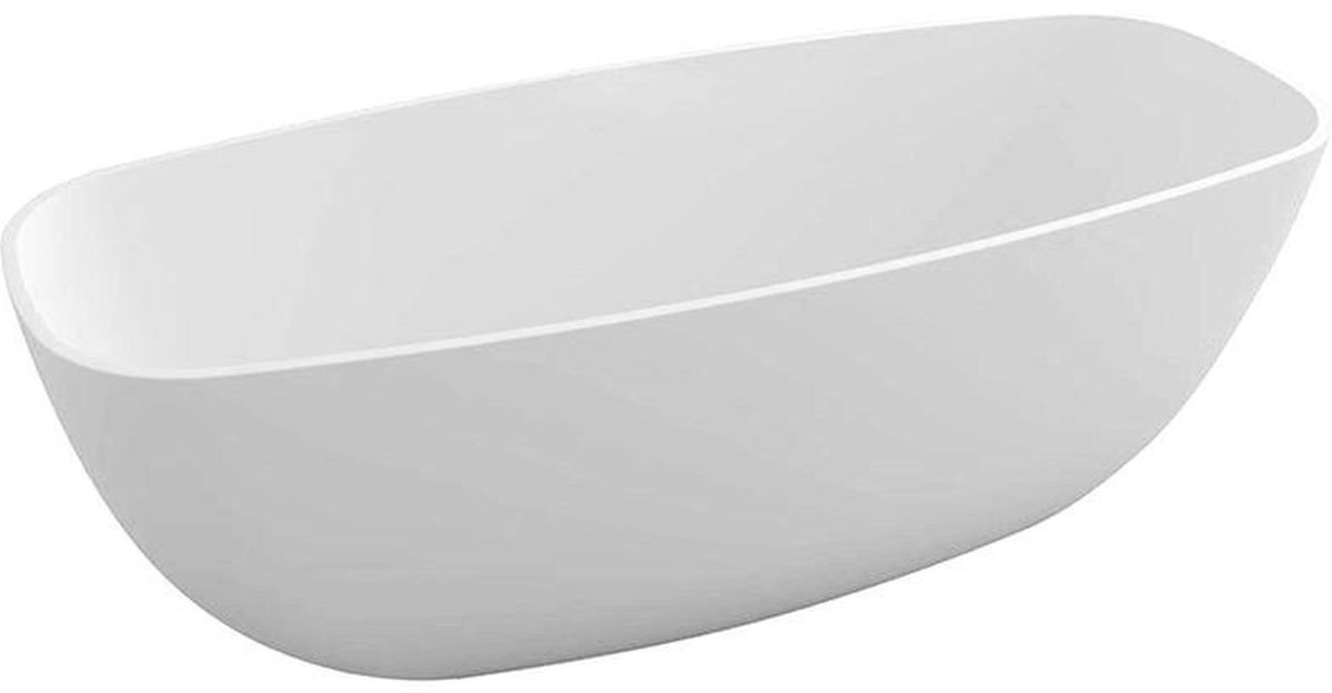 Polysan Ipanema vasca da bagno freestanding 168x72 cm ovale bianco 69911