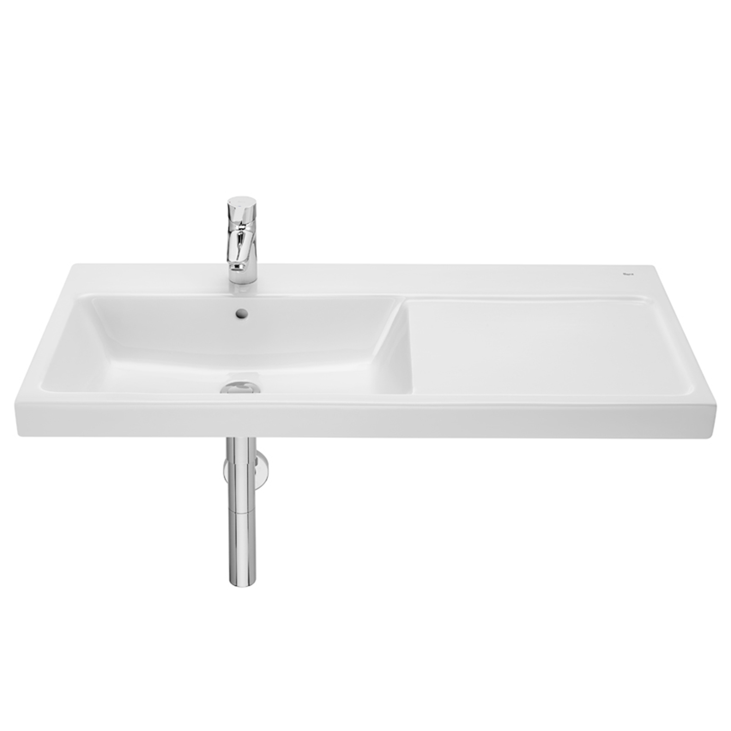 Roca Gap lavabo 100x46 cm rettangolare a parete bianco A3270MBS00