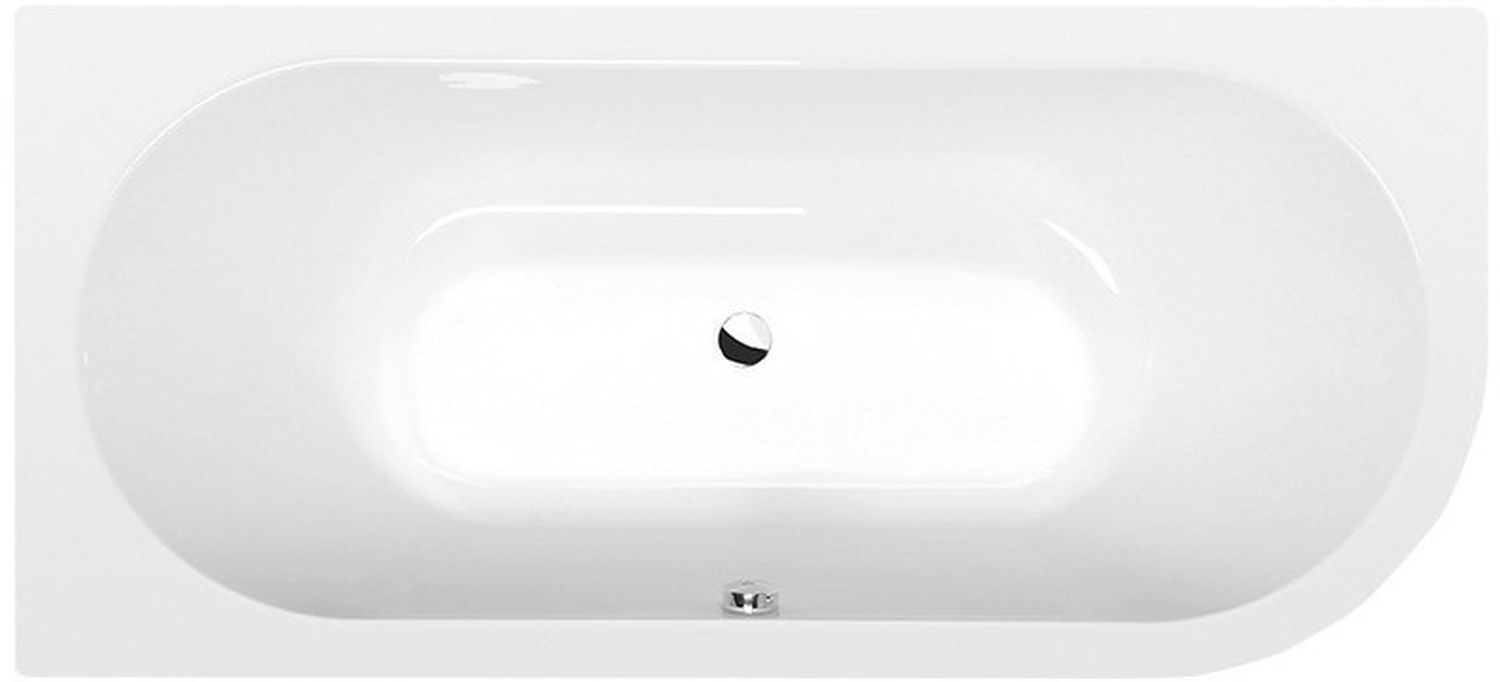 Polysan Viva vasca da bagno angolare slim 175x80 cm sinistra bianco 70119S