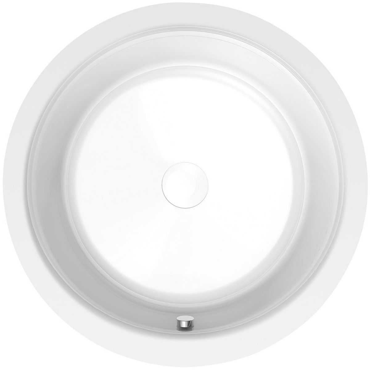 Polysan Oblo vasca da bagno rotonda 165x165 cm rotonda bianco 72840