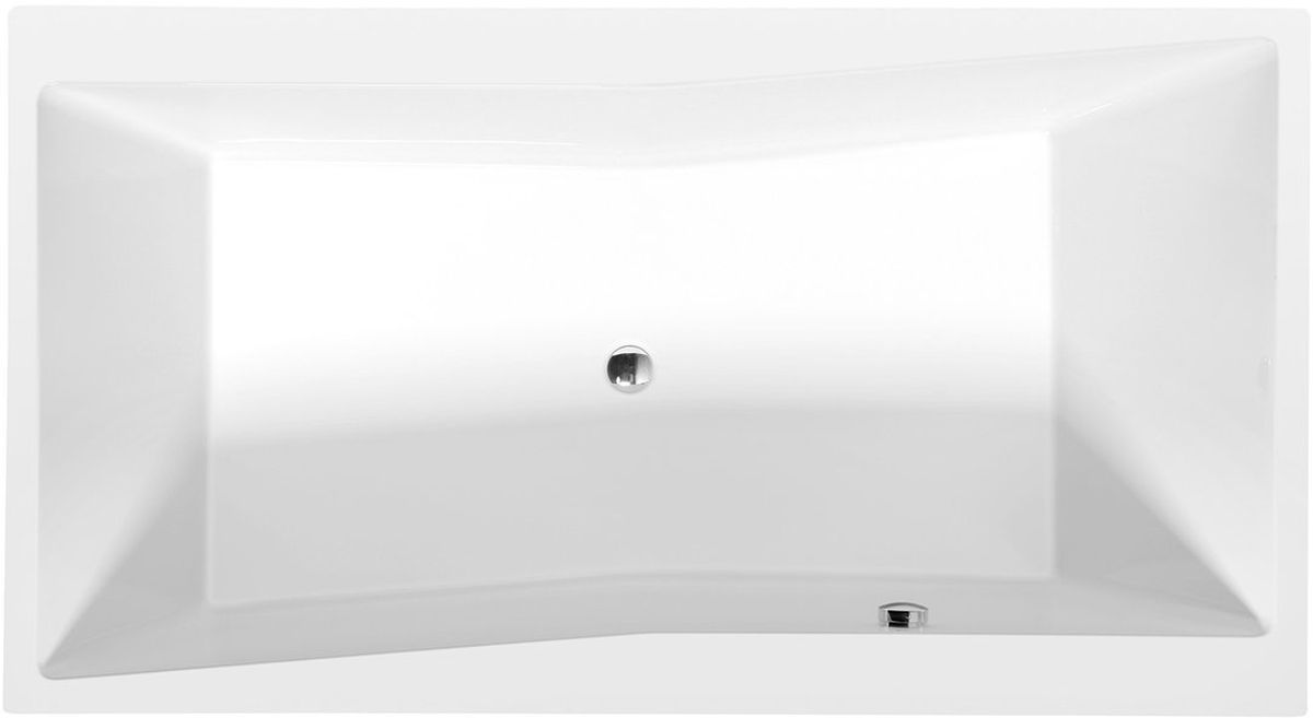 Polysan Quest vasca da bagno rettangolare slim 180x100 cm bianco 78511S