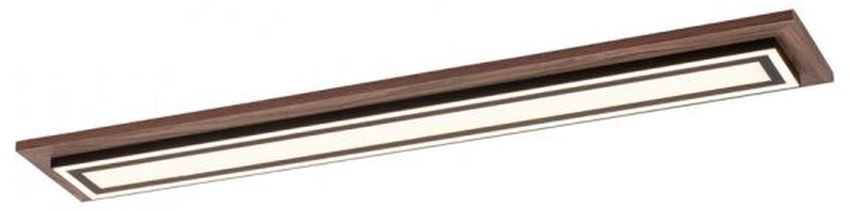 Paul Neuhaus Palma lampada da soffitto 2x23 W nero-legno 6142-79