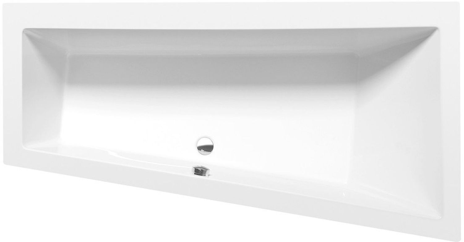 Polysan Andra vasca da bagno angolare slim 170x90 cm destra bianco 81511S