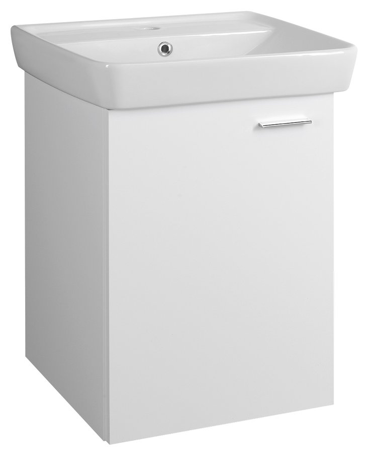 Aqualine Zoja armadietto 50.5x37.1x63 cm sottolavabo sospeso bianco 56373