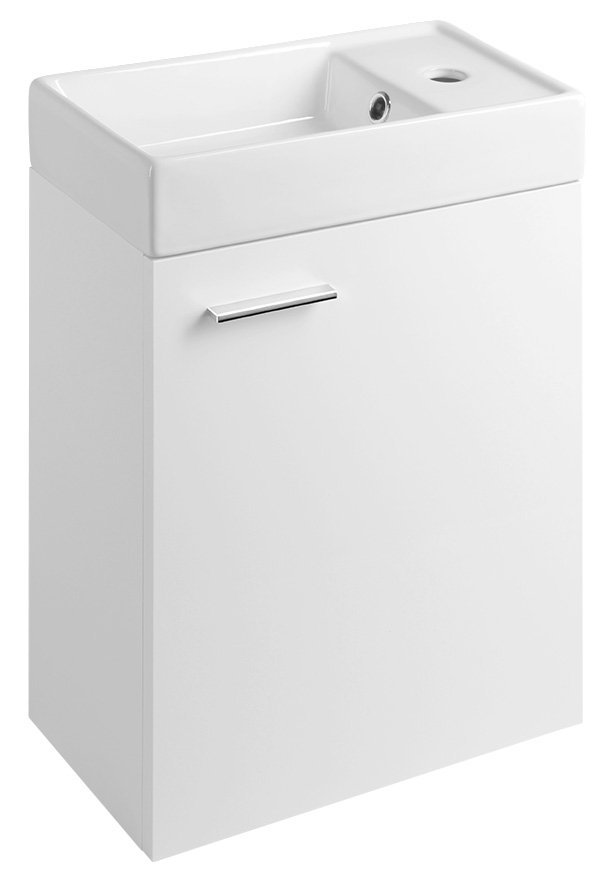 Aqualine Zoja armadietto 39.5x22x50 cm sottolavabo sospeso bianco 51049A