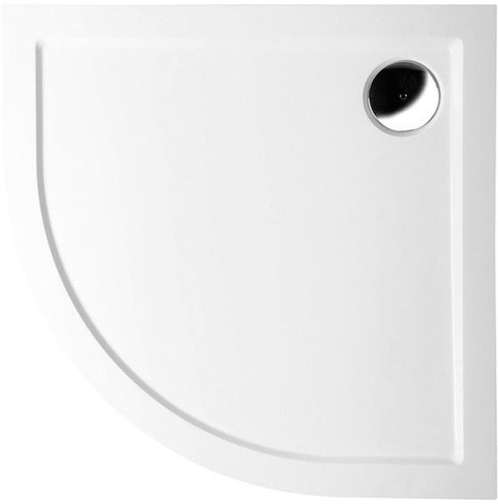 Polysan Sera piatto doccia semicircolare 100x100 cm bianco 62111