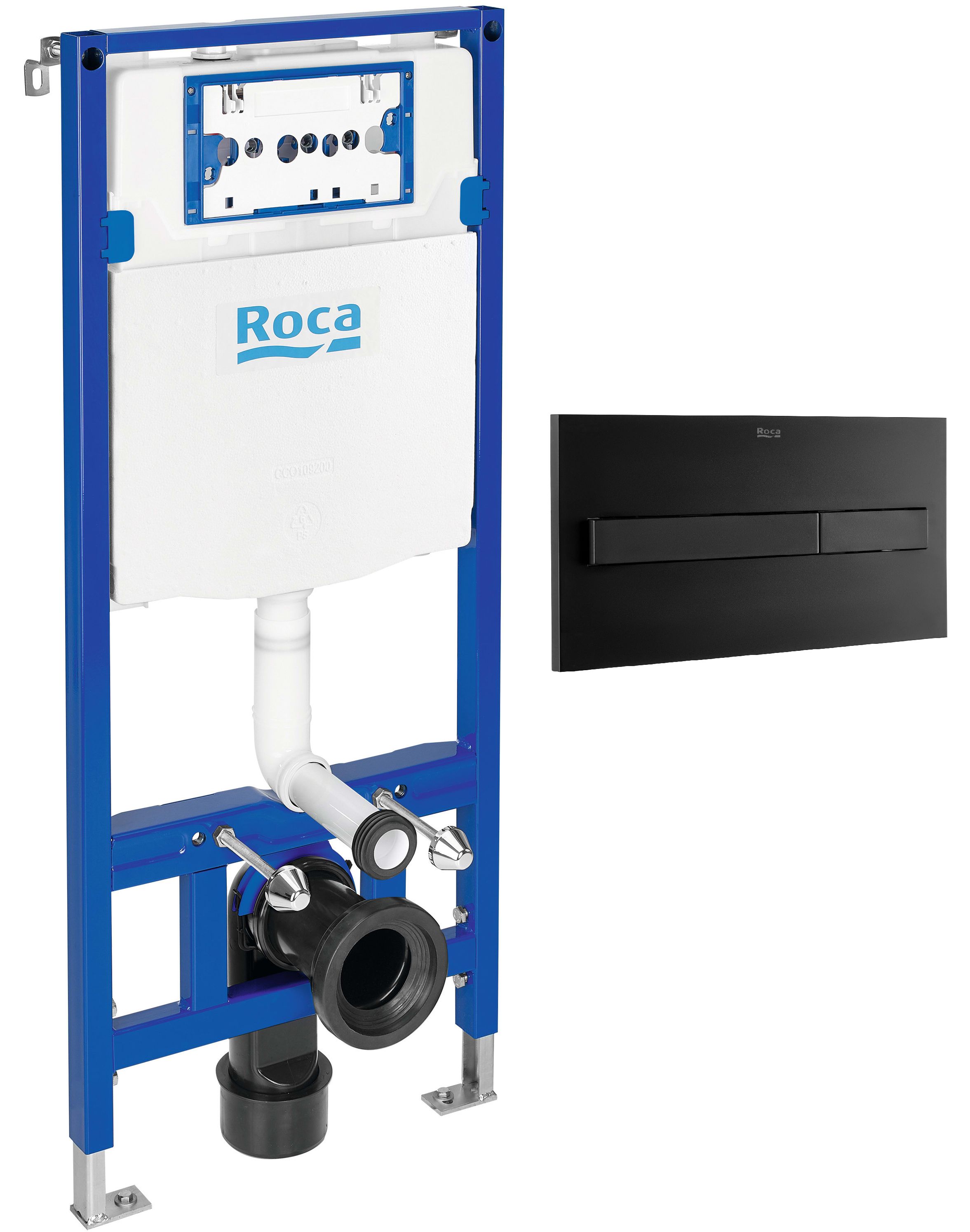 Set modulo di installazione Roca Duplo One A890070020, placca di comando Roca PL A890188206