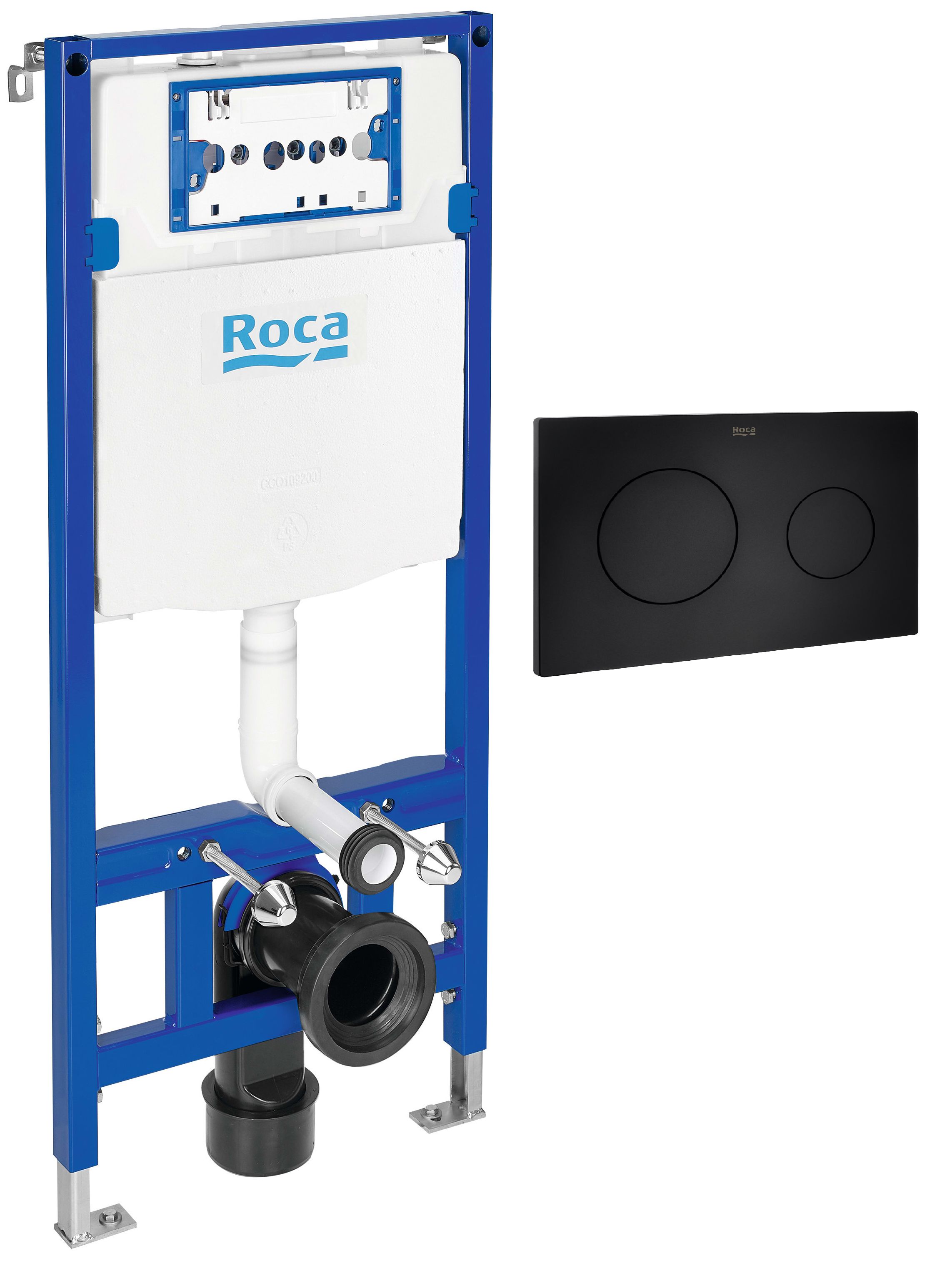 Set modulo di installazione Roca Duplo One A890070020, placca di comando Roca PL A890189206