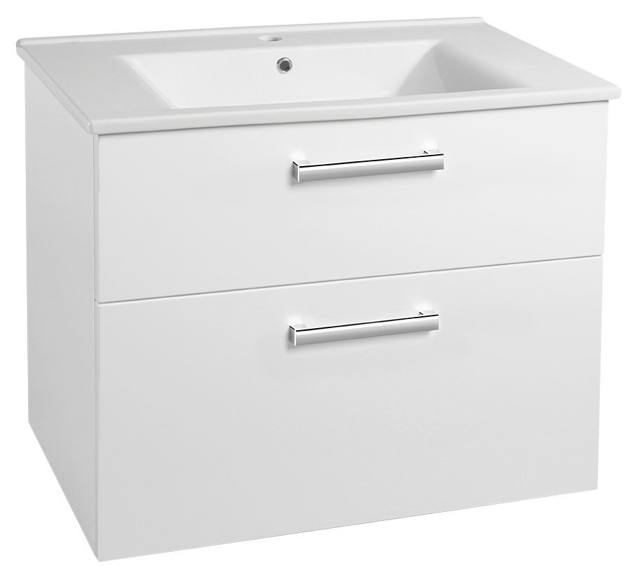 Aqualine Vega armadietto 82x43.8x67.6 cm sottolavabo sospeso bianco VG083