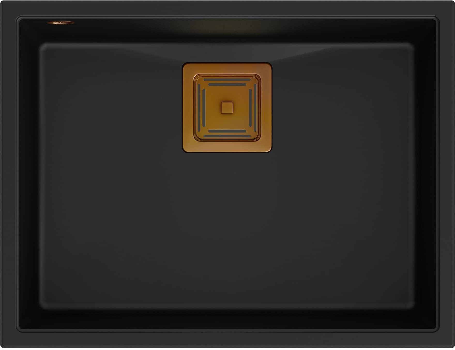 Quadron David vasca sottopiano 55x42 cm nero HQD5542U7-C1