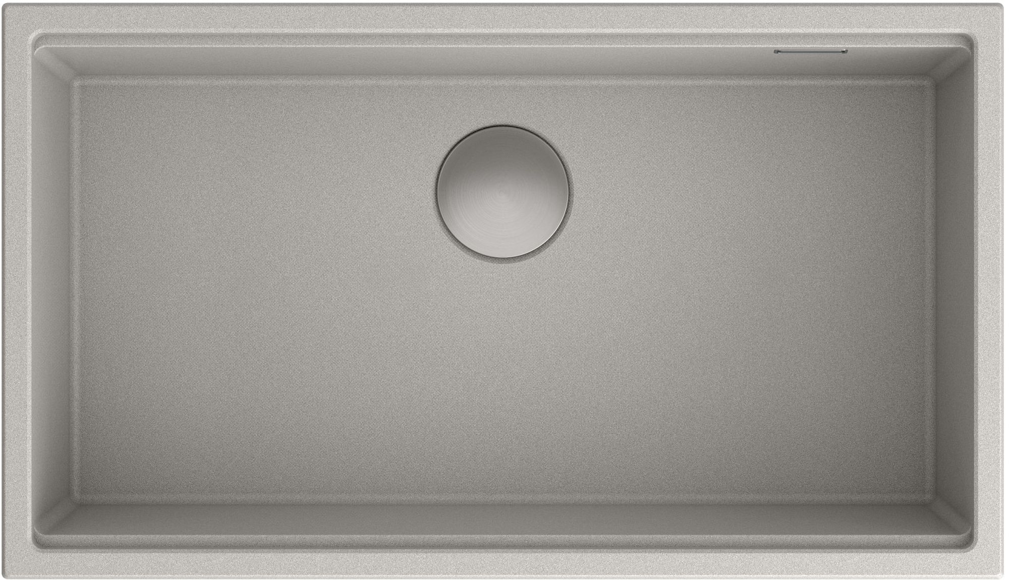 Quadron Clark lavello graniteq 84x48.5 cm grigio/grafite/inox BM3319101U-GR-BS