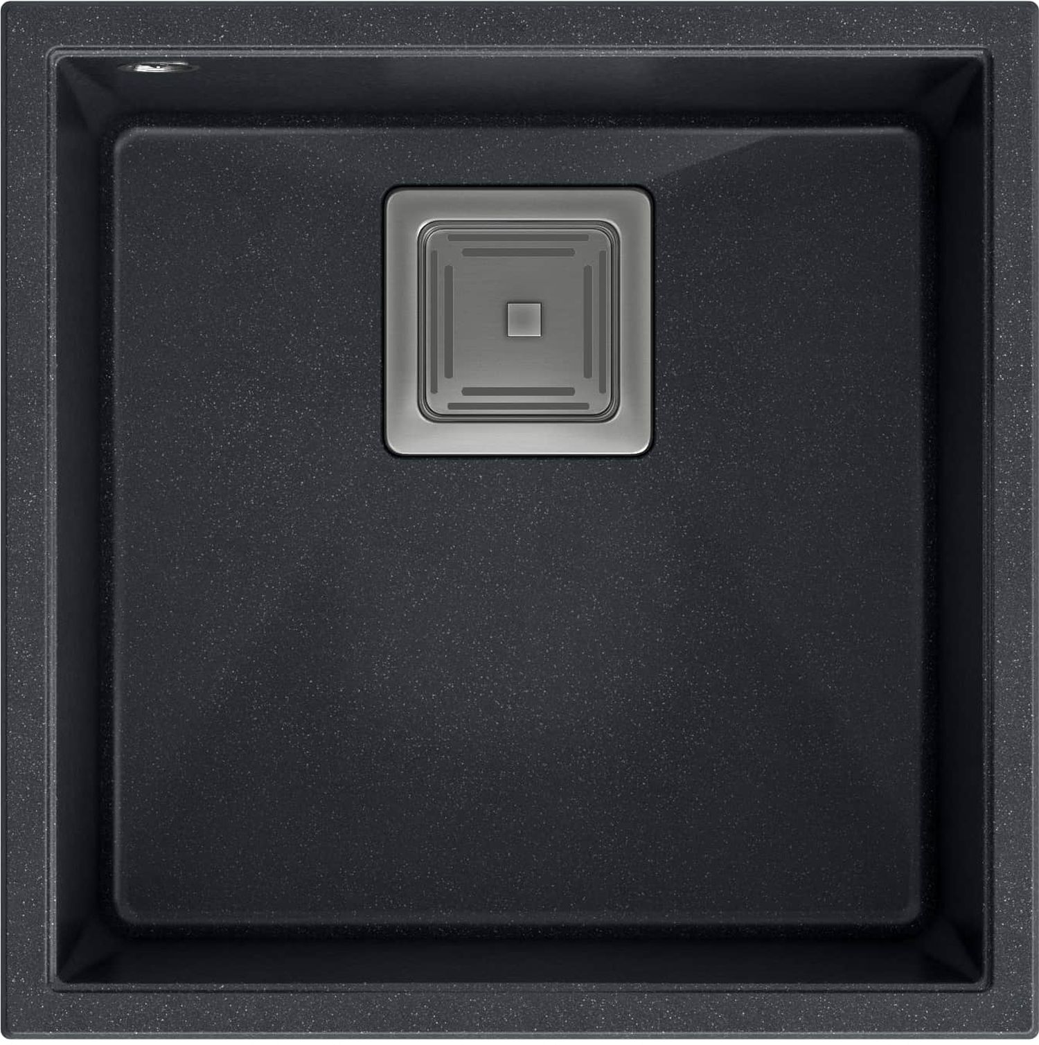 Quadron David lavello graniteq 42x42 cm nero HQD4242U8-BS