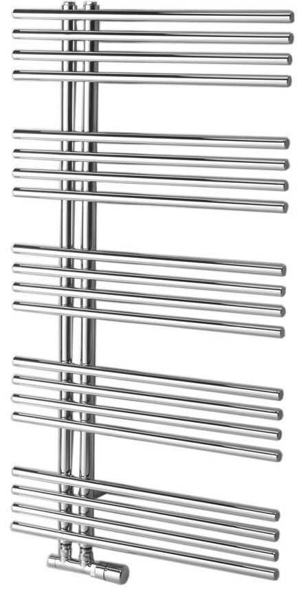 Sapho Nympha radiatore da bagno decorativo 112.2x60 cm cromo 1805-15