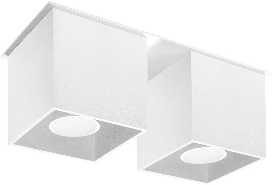 Sollux Lighting Quad 2 lampada da soffitto 2x40 W bianco SL.0065