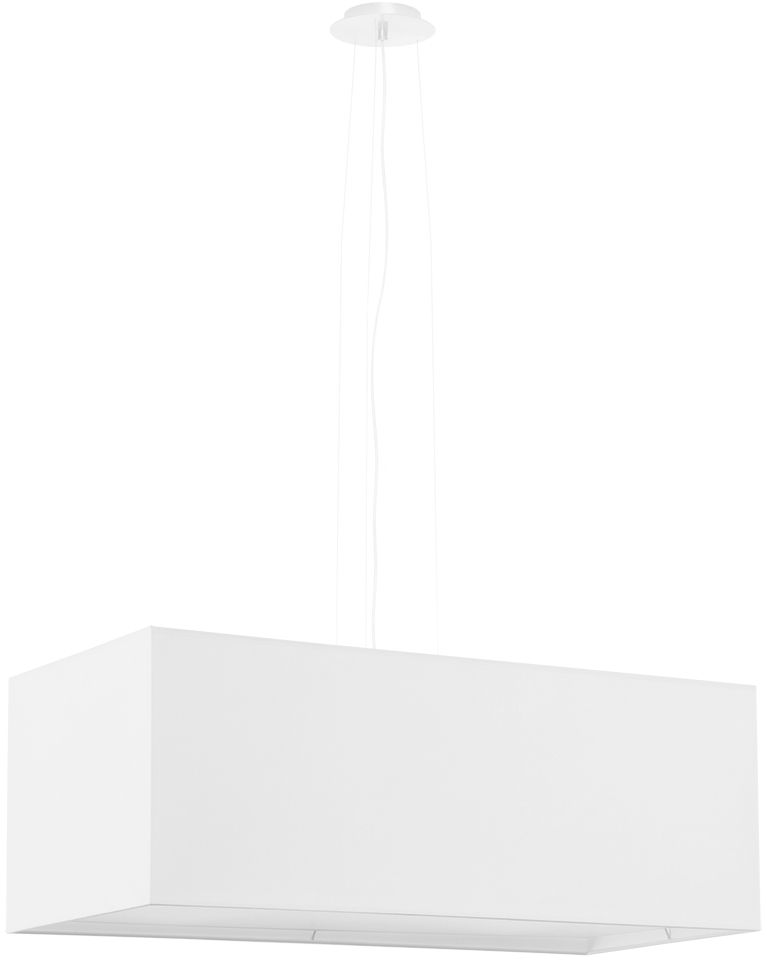 Sollux Lighting Santa Bis 80 lampa wisząca 3x60W biała SL.0779