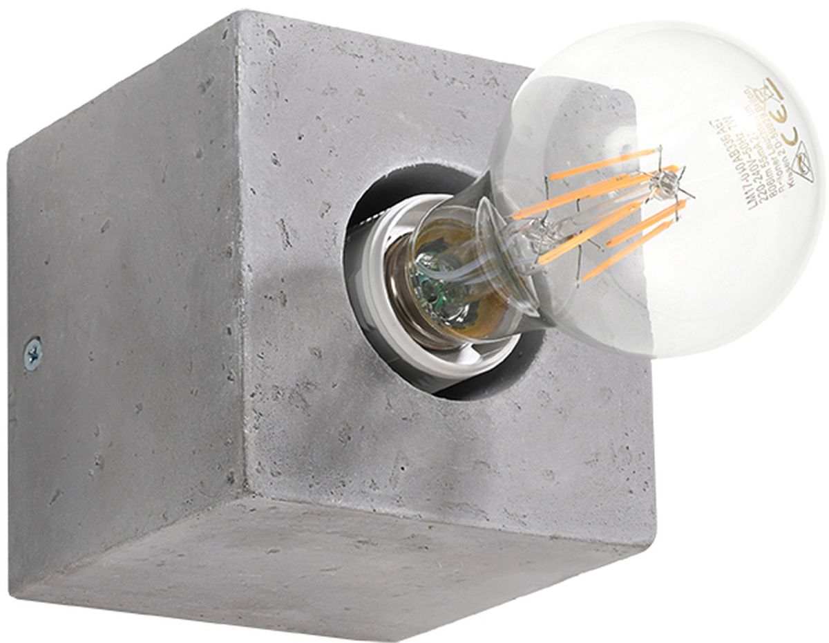 Sollux Lighting Ariz lampada da parete 1x60 W grigio SL.0682