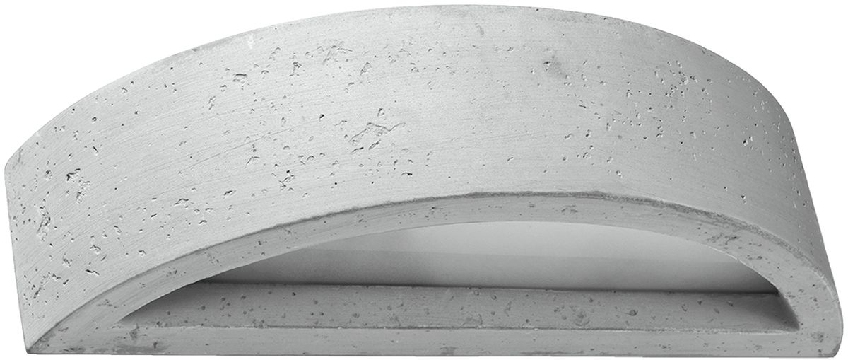 Sollux Lighting Atena lampada da parete 1x60 W grigio SL.0994