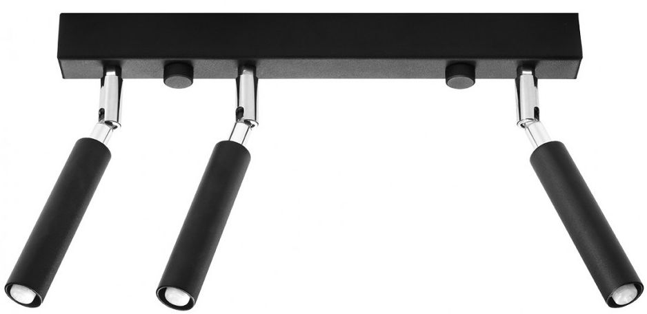 Sollux Lighting Eyetech lampada da soffitto 3x40 W nero SL.0899