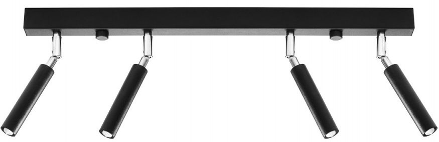 Sollux Lighting Eyetech lampada da soffitto 4x40 W nero SL.0900