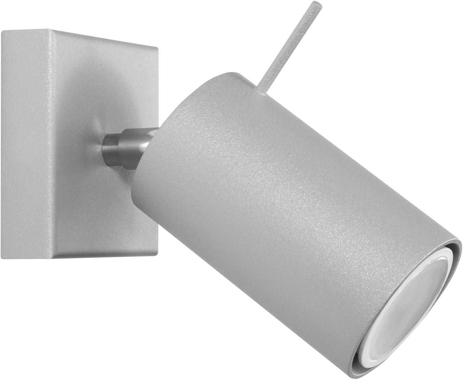 Sollux Lighting Ring lampada da parete 1x40 W grigio SL.0449