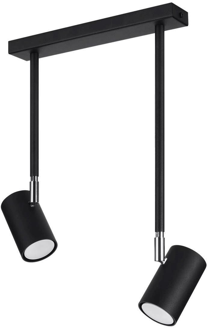 Sollux Lighting Norano lampada da soffitto 2x12 W nero SL.1075
