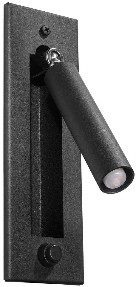 Sollux Lighting Enif lampada da parete 1x40 W nero SL.0956