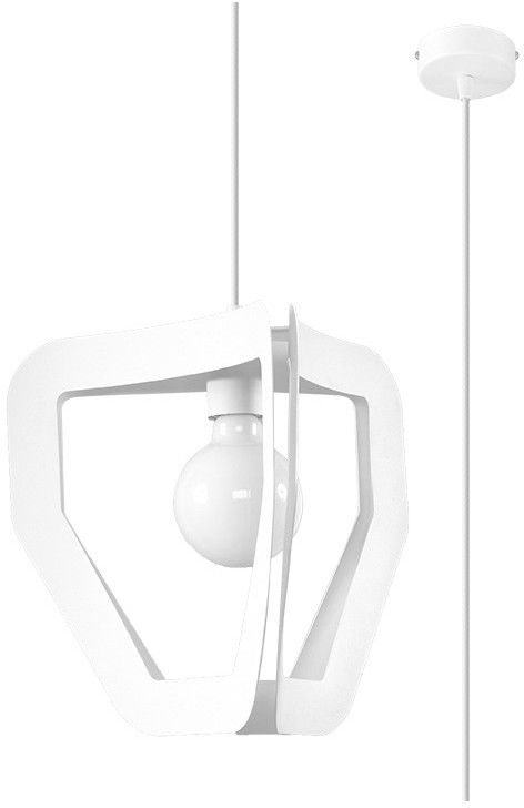Sollux Lighting Tres lampada sospesa 1x60 W bianco SL.0929