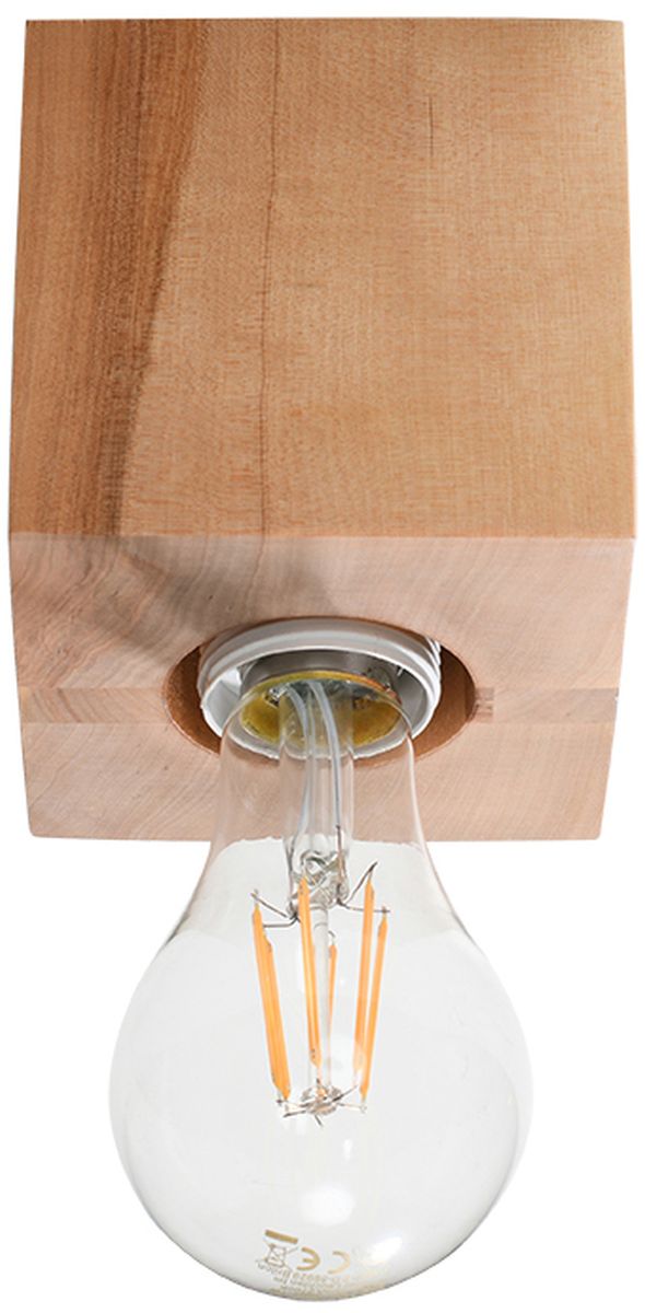Sollux Lighting Ariz lampada da soffitto 1x60 W legno SL.0675