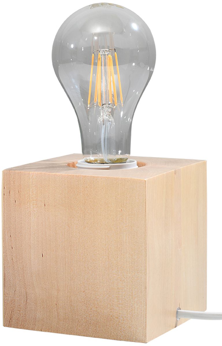Sollux Lighting Ariz lampada da scrivania 1x60 W legno SL.0677