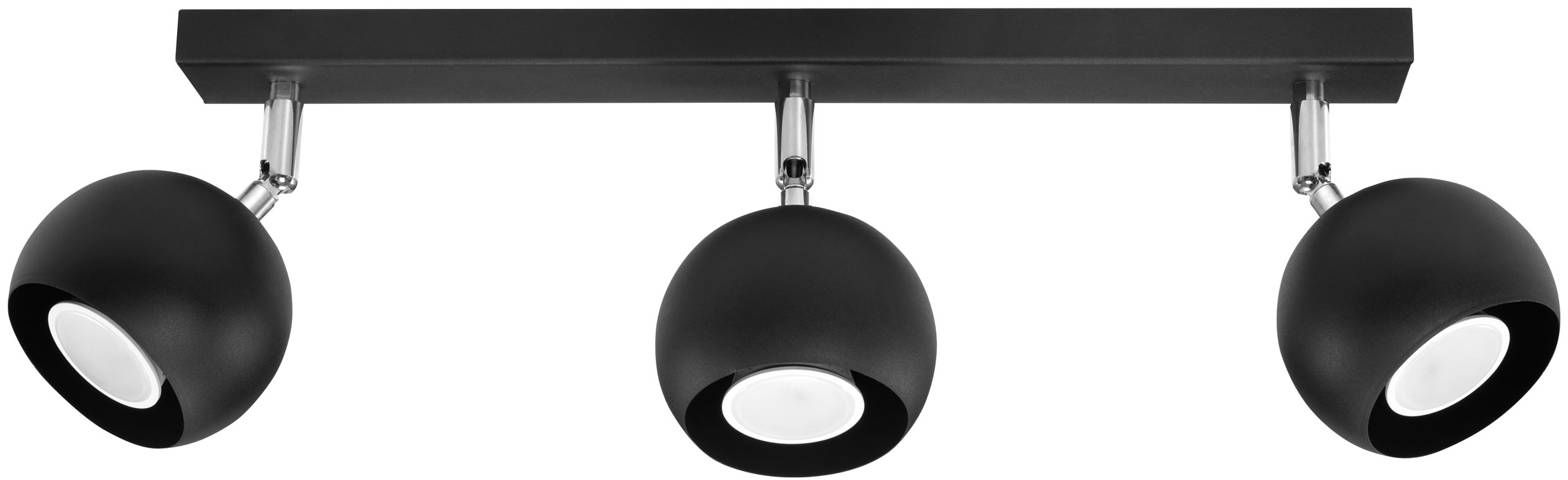Sollux Lighting Oculare lampada da soffitto 3x40 W nero SL.0445