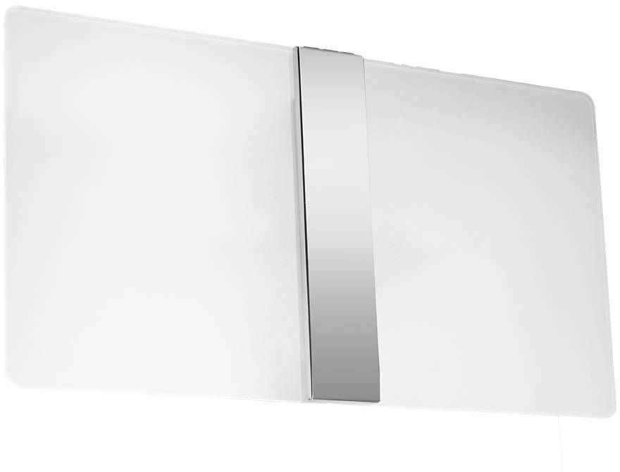 Sollux Lighting Azalia lampada da parete 2x40 W bianco-cromo SL.1006