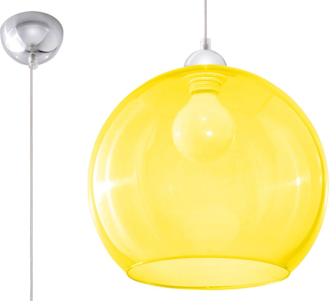 Sollux Lighting Ball lampada sospesa 1x60 W giallo SL.0252