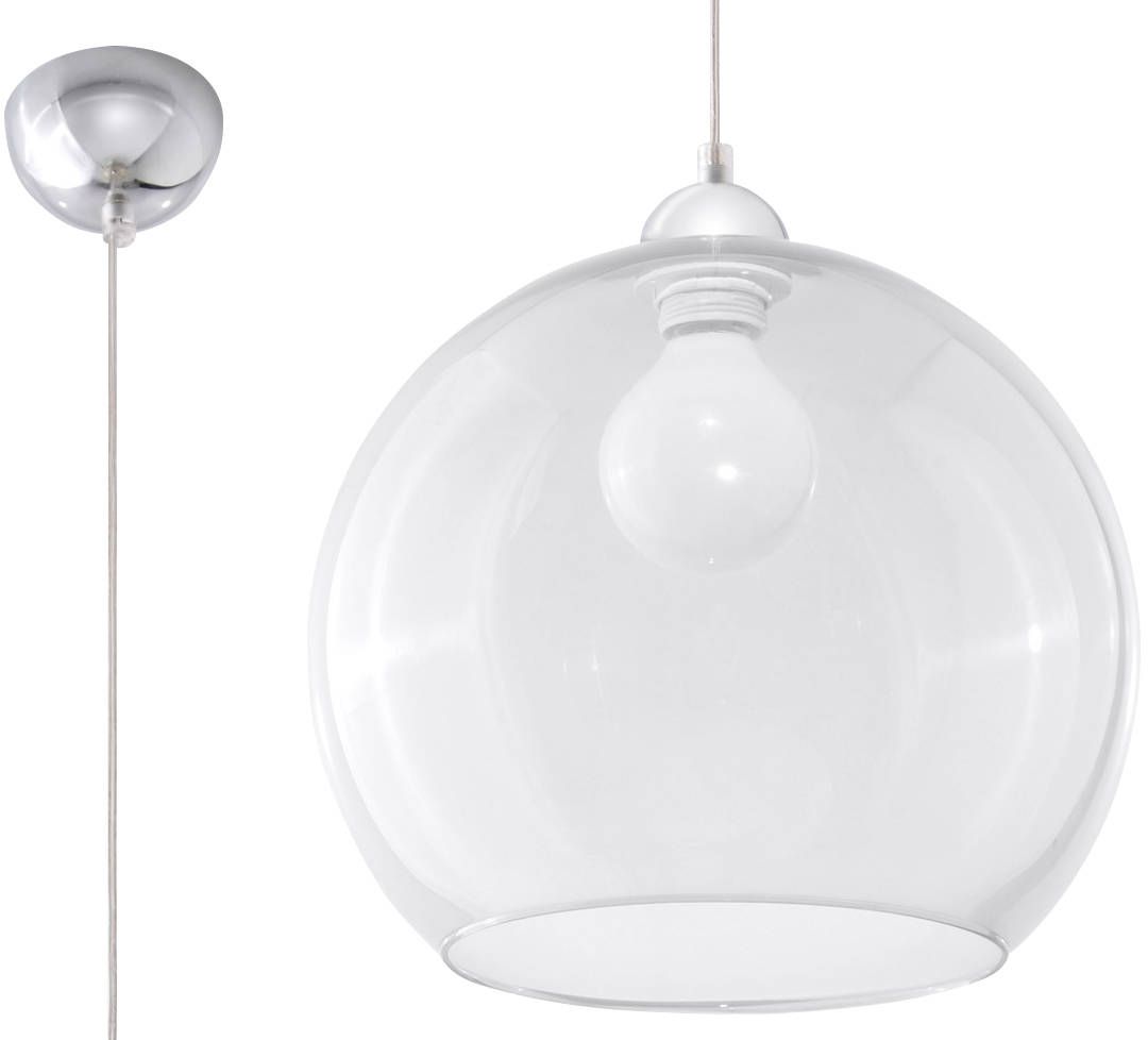 Sollux Lighting Ball lampada sospesa 1x60 W trasparente SL.0248
