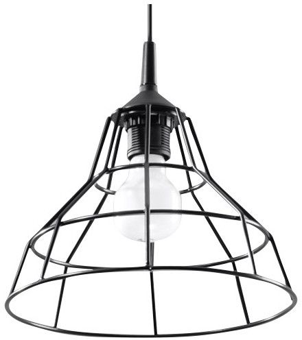Sollux Lighting Anata lampada sospesa 1x60 W nero SL.0146
