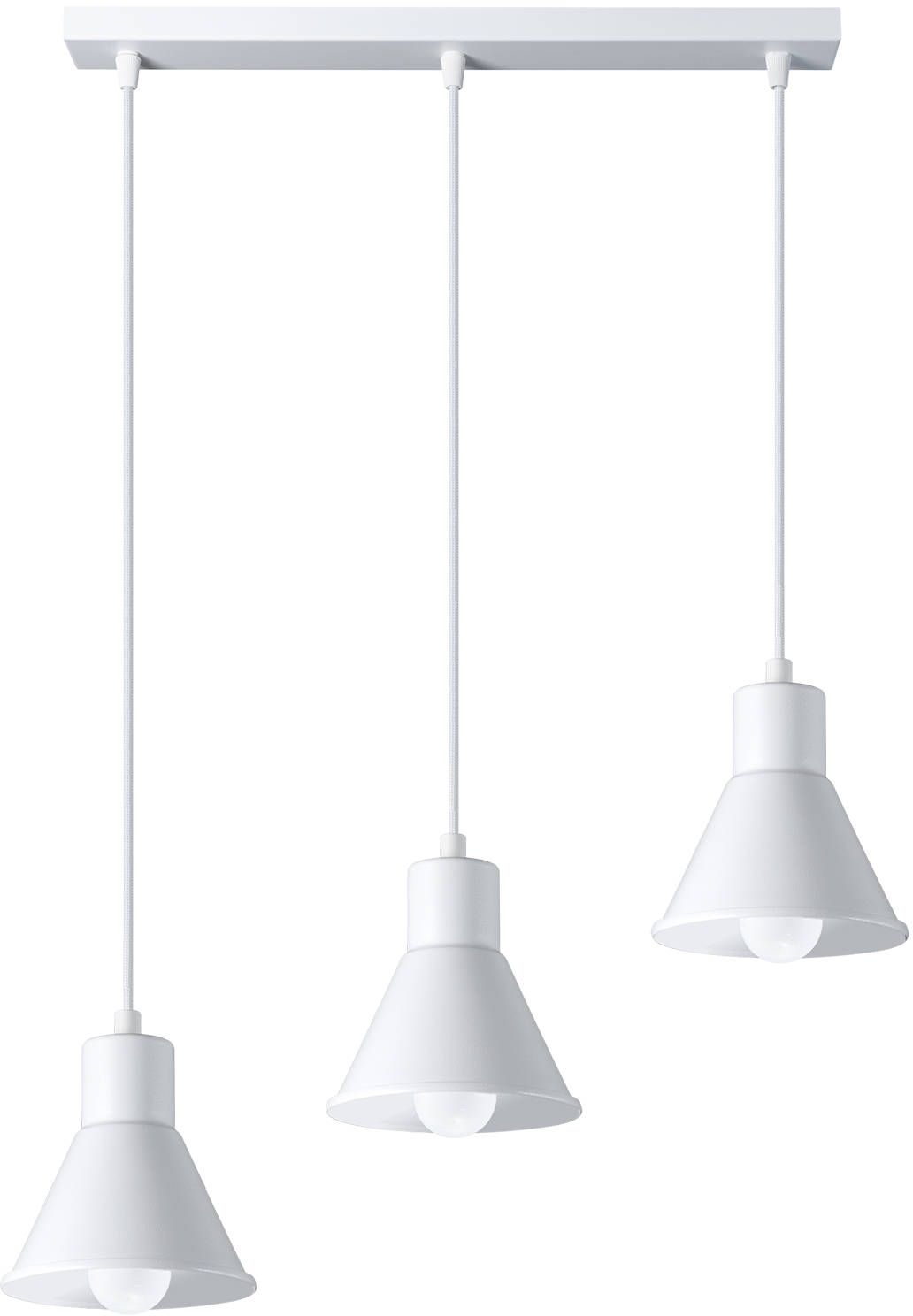 Sollux Lighting Taleja lampada sospesa 3x60 W bianco SL.0984