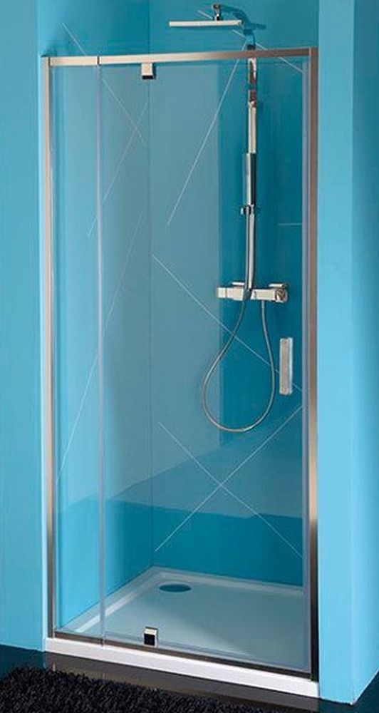Polysan Easy Line porta doccia 102 cm a battente cromo lucida/vetro trasparente EL1715