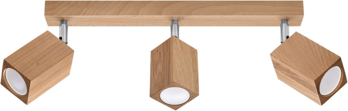 Sollux Lighting Keke lampada da soffitto 3x40 W legno SL.1037
