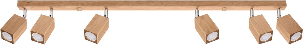 Sollux Lighting Keke lampada da soffitto 6x40 W legno SL.1039