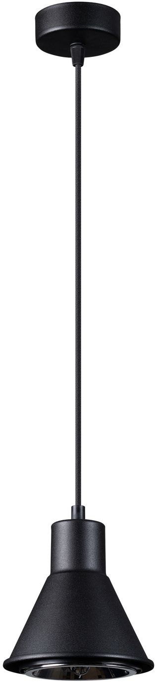Sollux Lighting Tazila lampada sospesa 1x60 W nero SL.0989