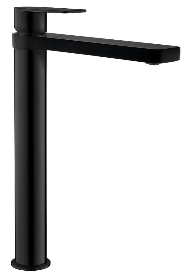 Aqualine Daphne rubinetto per lavabo verticale nero DH601B