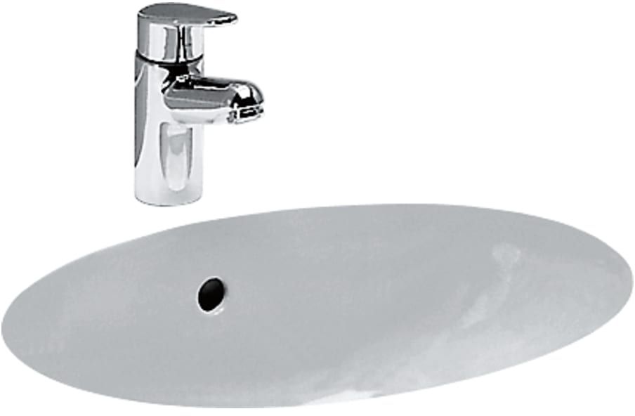 Laufen Birova lavabo 49x35.5 cm ovale sottopiano bianco lucida H8111910000001