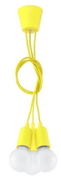 Sollux Lighting Diego lampada sospesa 3x60 W giallo SL.0579