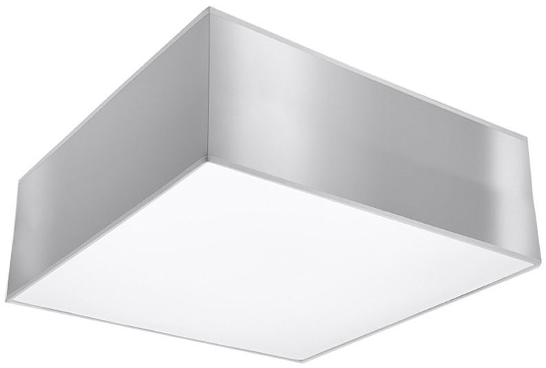 Sollux Lighting Horus plafoniera 2x60 W grigio SL.0137