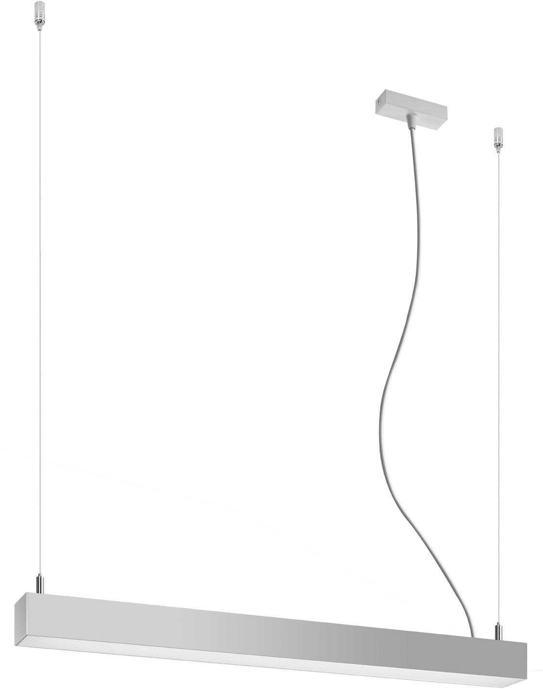 Thoro Lighting Pinne lampada sospesa 1x17 W grigio/cenere TH.034