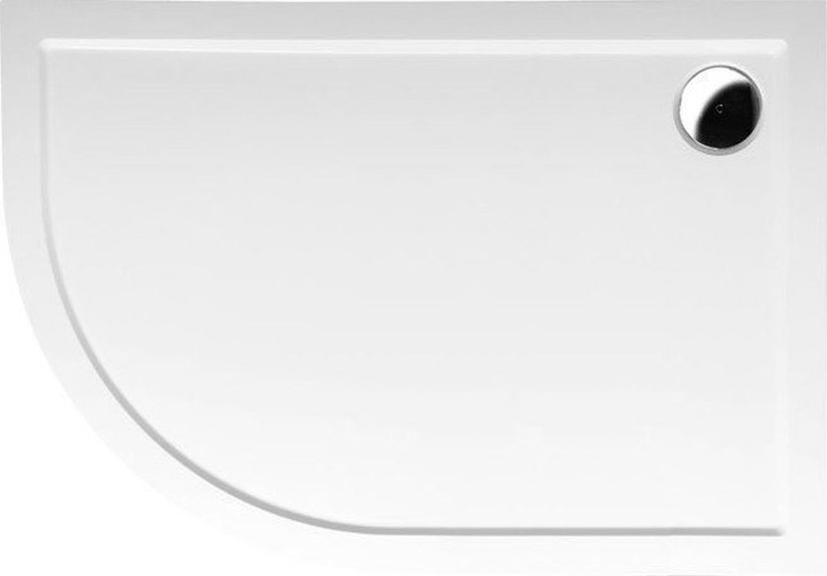 Polysan Rena piatto doccia semicircolare 120x90 cm bianco 65611