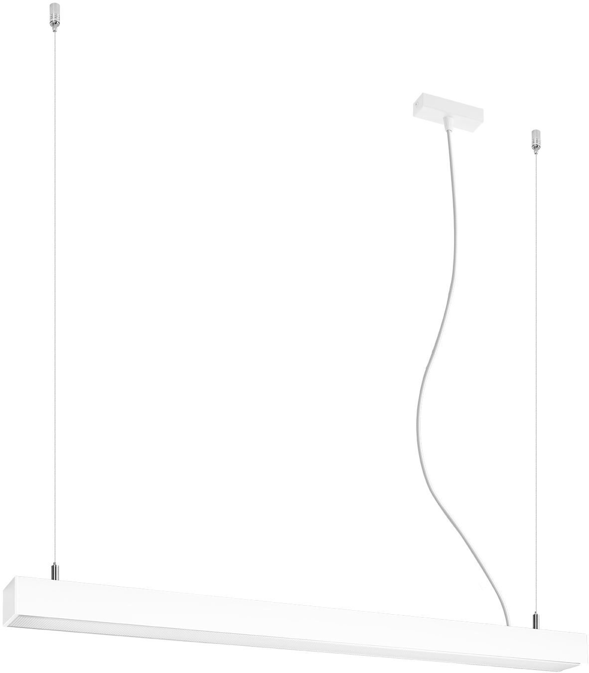 Thoro Lighting Pinne lampada sospesa 1x25 W bianco TH.047