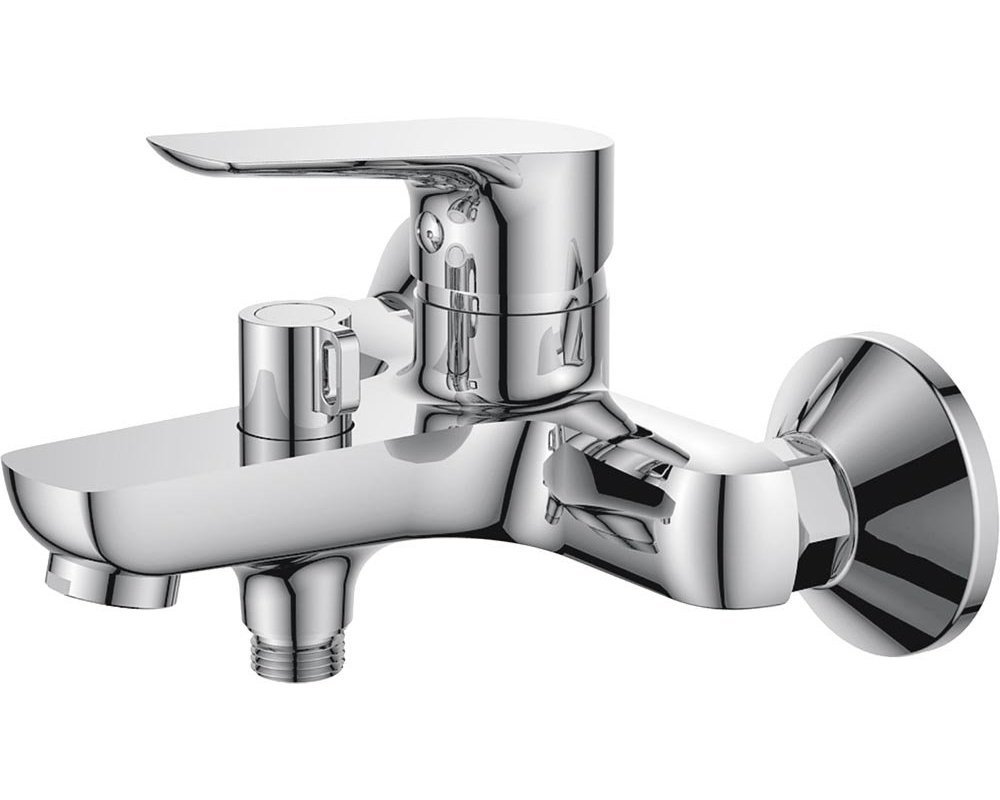 Aqualine Lotta rubinetto per vasca e doccia a parete cromo LT610