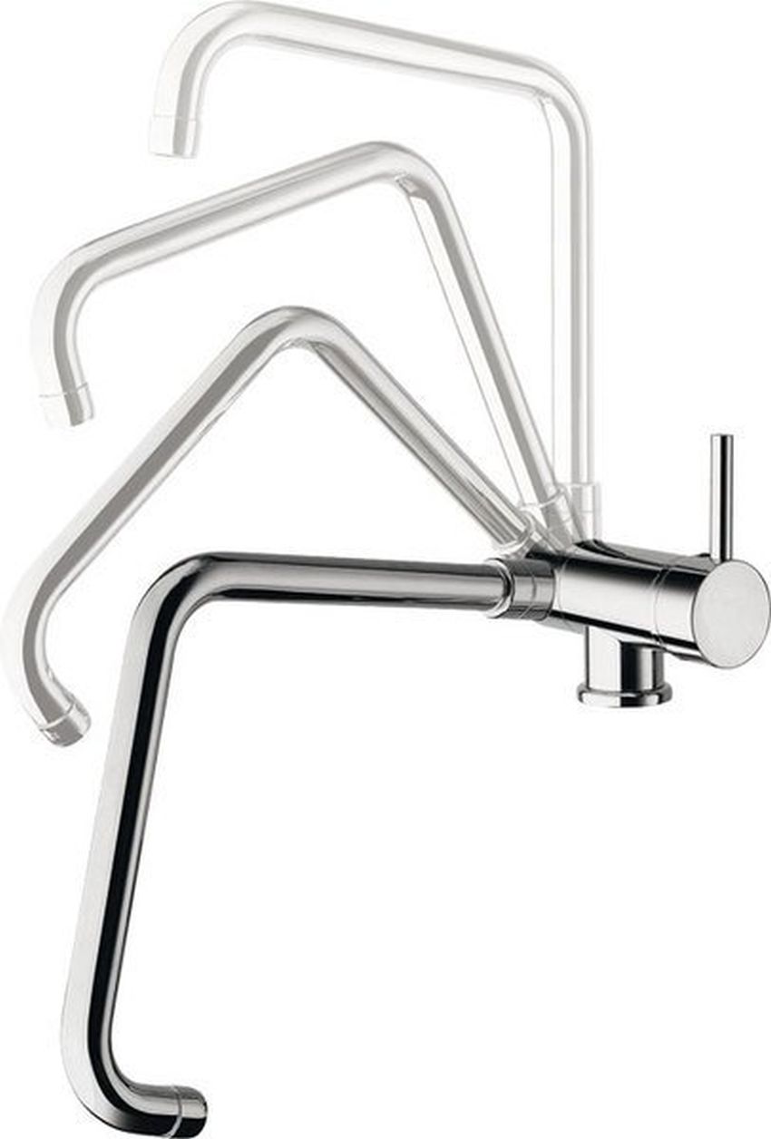 Sapho Rhapsody rubinetto da cucina verticale cromo 5507S